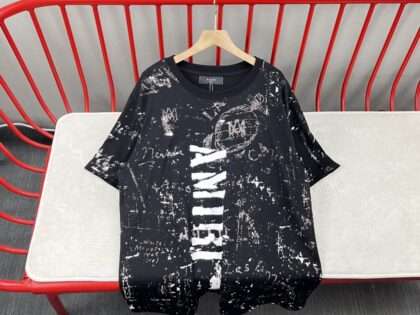 Replica AMIRI Print Crew-Neck T-shirts