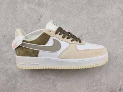 Replica Nike Air Force 1 07 Low White Light Brown Chocolate