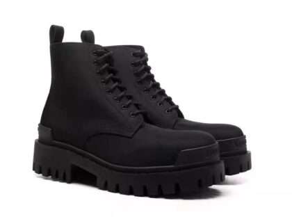Replica Balenciaga Strike Nylon Combat Boots#CBLG045