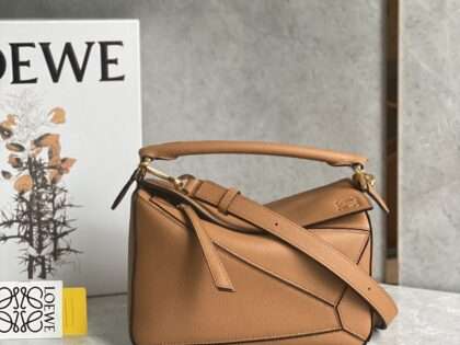 Replica LOEWE Puzzle Brown Bags#LWB004