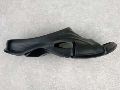 Replica Balenciaga Mold Rubber Slide Sandals Black#BCSL0100