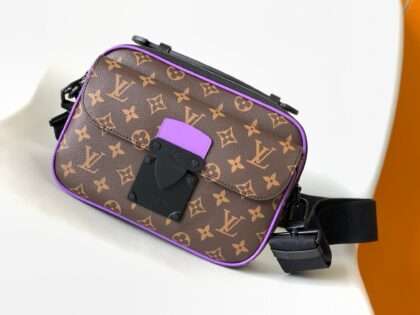 Replica Louis Vuittion S Lock Monogram Macassar Bags M58489