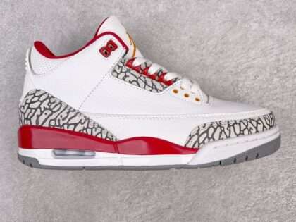 Replica Air Jordan 3 Cardinal Red Sneakers CT8532-126#AJ3030