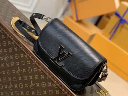 Replica Louis Vuittion Buci Epi Bags Black #ACB008