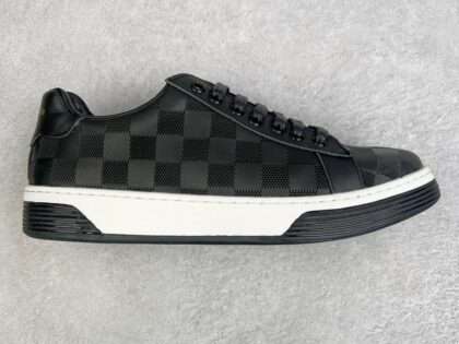 Replica Louis Vuitton 23ss Trainer Sneakers Black#LV106