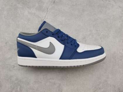 Replica Air Jordan 1 Retro Low OG True Blue 553558-412