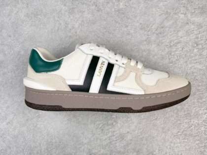 Replica Lanvin Sneakers White Black Green #LS004