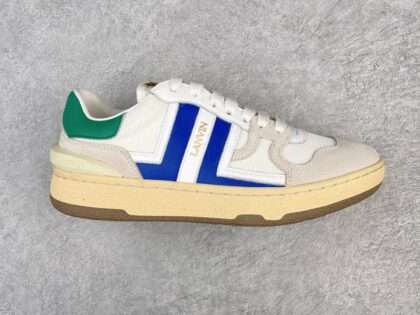 Replica Lanvin White Green Blue Sneakers #LS005