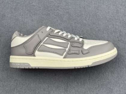 Replica AMIRI Grey ‘Skel’ Sneakers