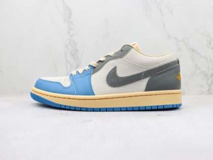 Replica Air Jordan 1 Low “Tokyo Vintage 96” UNC Grey DZ5376 469