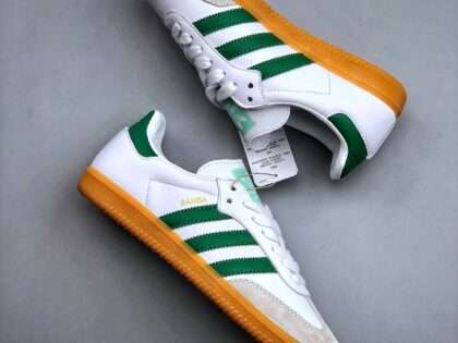 Replica Adidas Samba OG 'White Collegiate Green' EE5451