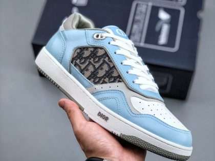 Replica Dior B27 Low 'Oblique - Light Blue '