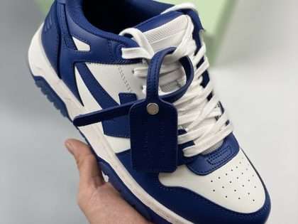 Replica Off-White Out Of Office low-top sneakers "OOO" Navy blue