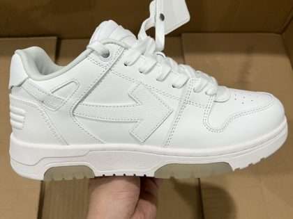 Replica Off-White Out Of Office low-top sneakers "OOO" Triple White