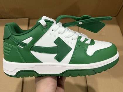 Replica Off-White Out Of Office low-top sneakers "OOO" White Green