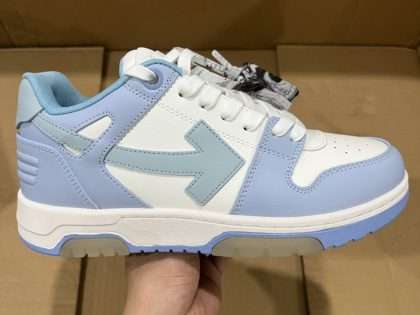 Replica Off-White Out Of Office low-top sneakers "OOO" Light Blue