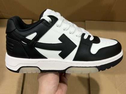 Replica Off-White Out Of Office low-top sneakers "OOO" Black White Black