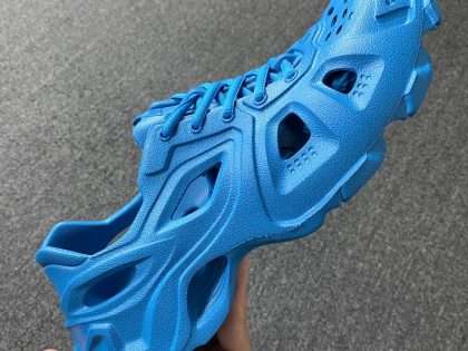 Replica Balenciaga HD Lace-Up Sneaker Blue