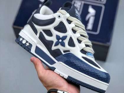 Replica Louis Vuitton Skate Trainer Sneaker Blue