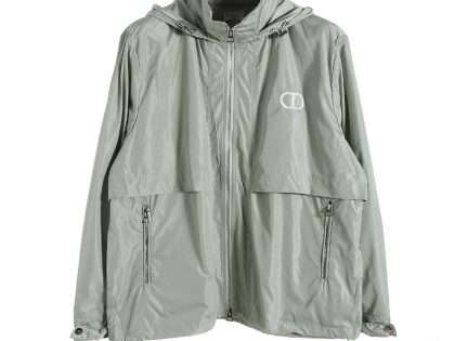 Replica Dior Embroidered Zip-front Windbreaker Jacket For Unisex #NTS145