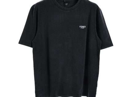 Replica FENDI New Crew Neck T-shirts For Unisex Black and Pink#NTS148