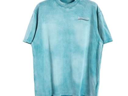 Replica Balenciaga New Crew Neck T-shirts For Unisex Pink Green And Grey #NTS159