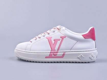 Replica Louis Vuitton Trainer Time Out Sneakers Pink