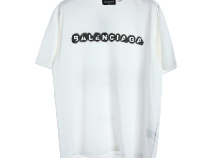 Replica Balenciaga New Crew Neck T-shirts For Unisex Black and White#NTS174