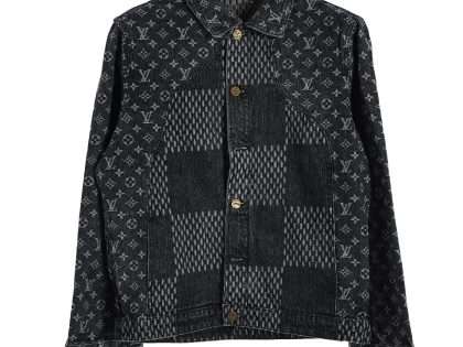 Replica Louis Vuitton New Demin Jackets For Unisex Black