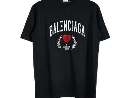 Replica Balenciaga New Crew Neck T-shirts For Unisex Black and Grey#NTS123