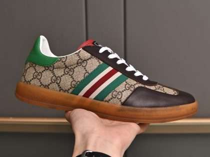 Replica Gucci x Adidas Gazelle GG Monogram Sneakers