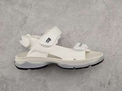 Replica Balenciaga Tourist Sandal White and Black