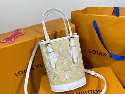 Replica Louis Vuitton New Handbags Monogram Nano Bucket M82418