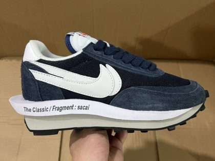 Replica Nike LD Waffle SF sacai Fragment Blue Void DH2684-400