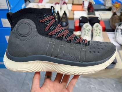 Replica Under Armour Curry 4 Flotro Grey Black