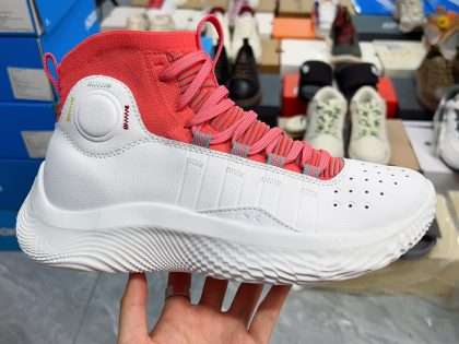 Replica Under Armour Curry 4 Flotro White Red