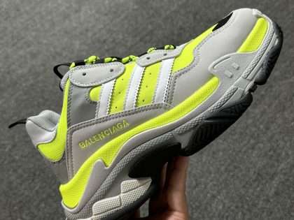 Replica BALENCIAGA X ADIDAS TRIPLE S SNEAKER Neon Green