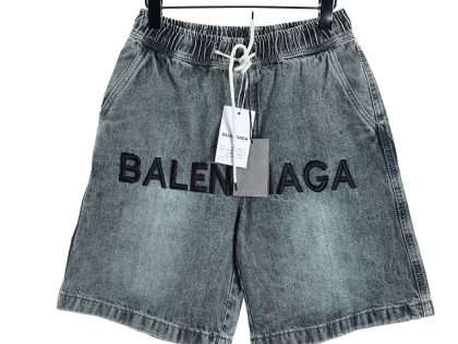 Replica Balenciaga Street Style Jeans Short Jeans For Unisex#NTS137