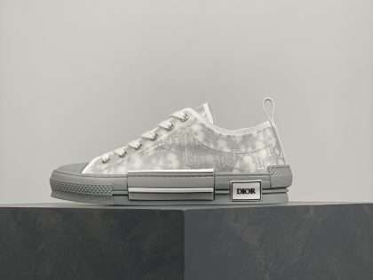 Replica Dior B23 Low Top Grey Oblique