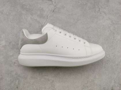 Replica Alexander McQueen Oversized Sneaker in White/Grey