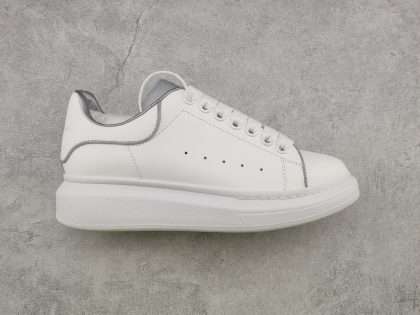 Replica Alexander McQueen Oversized Sneaker in White/Grey