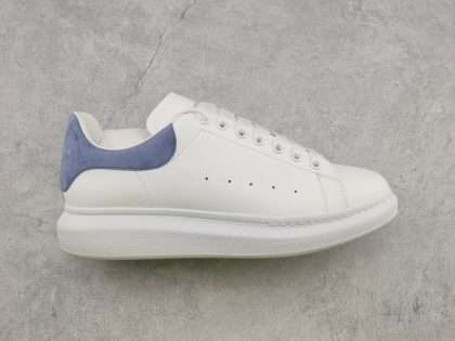 Replica Alexander McQueen Oversized Sneaker in White/Powder Blue