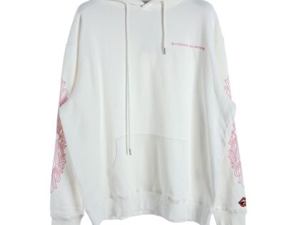 Replica Chrome Hearts Tooth Sanskrit Hoodie Black and White For Unisex